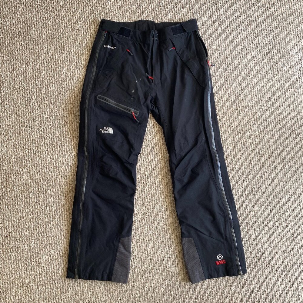 Black North Face Summit Series Gore-Tex Snow Pants in Size M
